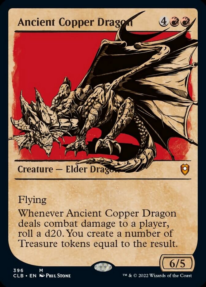 Ancient Copper Dragon (Showcase) [Commander Legends: Battle for Baldur's Gate] | Gauntlet Hobbies - Angola