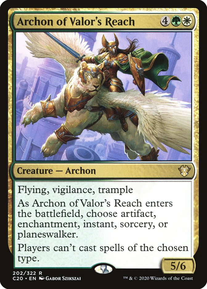 Archon of Valor's Reach [Commander 2020] | Gauntlet Hobbies - Angola