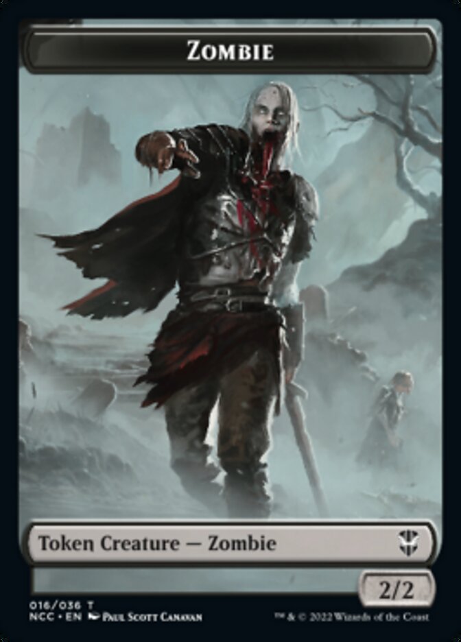 Zombie // Drake Double-sided Token [Streets of New Capenna Commander Tokens] | Gauntlet Hobbies - Angola