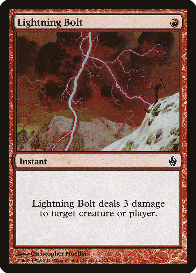 Lightning Bolt [Premium Deck Series: Fire and Lightning] | Gauntlet Hobbies - Angola