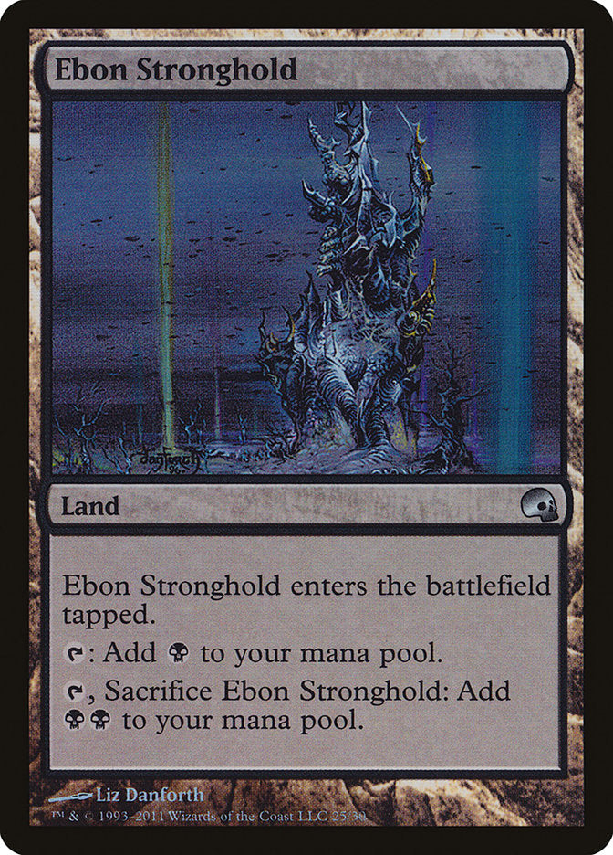 Ebon Stronghold [Premium Deck Series: Graveborn] | Gauntlet Hobbies - Angola