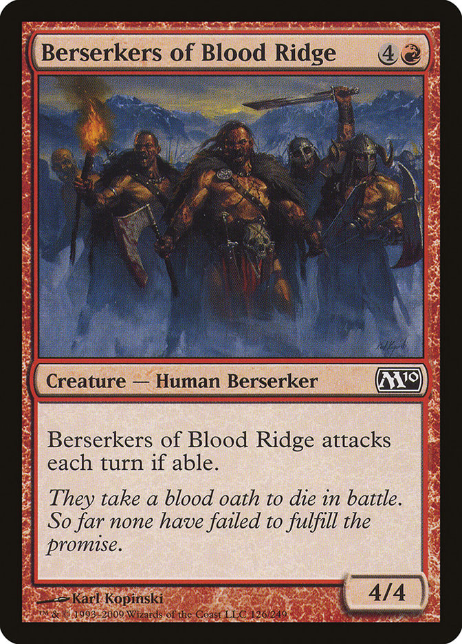 Berserkers of Blood Ridge [Magic 2010] | Gauntlet Hobbies - Angola