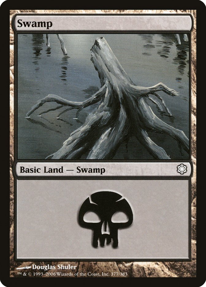 Swamp (377) [Coldsnap Theme Decks] | Gauntlet Hobbies - Angola