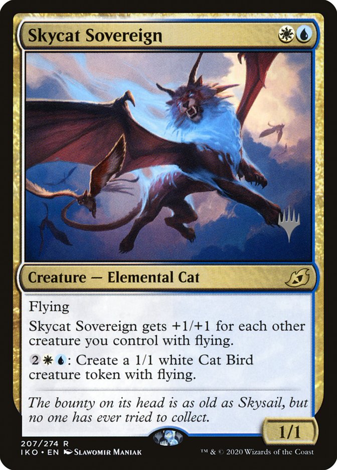 Skycat Sovereign (Promo Pack) [Ikoria: Lair of Behemoths Promos] | Gauntlet Hobbies - Angola