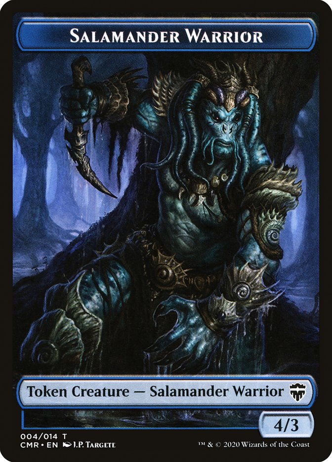 Salamander Warrior // Zombie Token [Commander Legends Tokens] | Gauntlet Hobbies - Angola