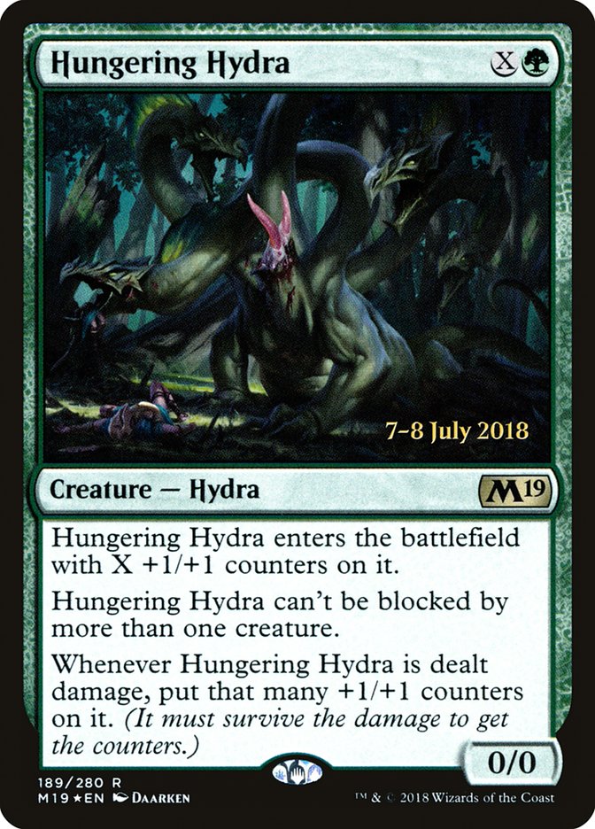 Hungering Hydra [Core Set 2019 Prerelease Promos] | Gauntlet Hobbies - Angola