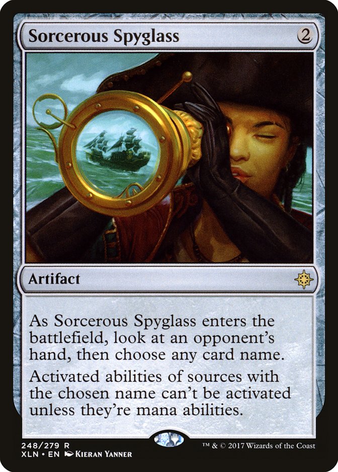 Sorcerous Spyglass [Ixalan] | Gauntlet Hobbies - Angola