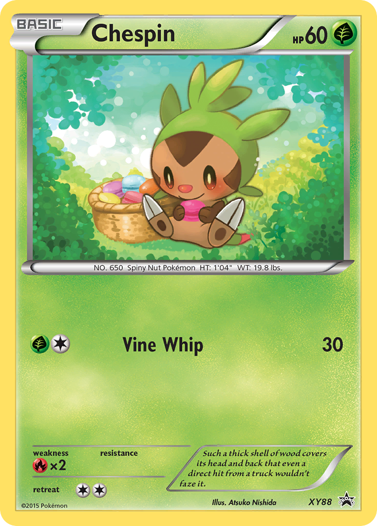 Chespin (XY88) (Collector Chest) [XY: Black Star Promos] | Gauntlet Hobbies - Angola