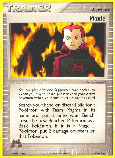Maxie (73/95) [EX: Team Magma vs Team Aqua] | Gauntlet Hobbies - Angola