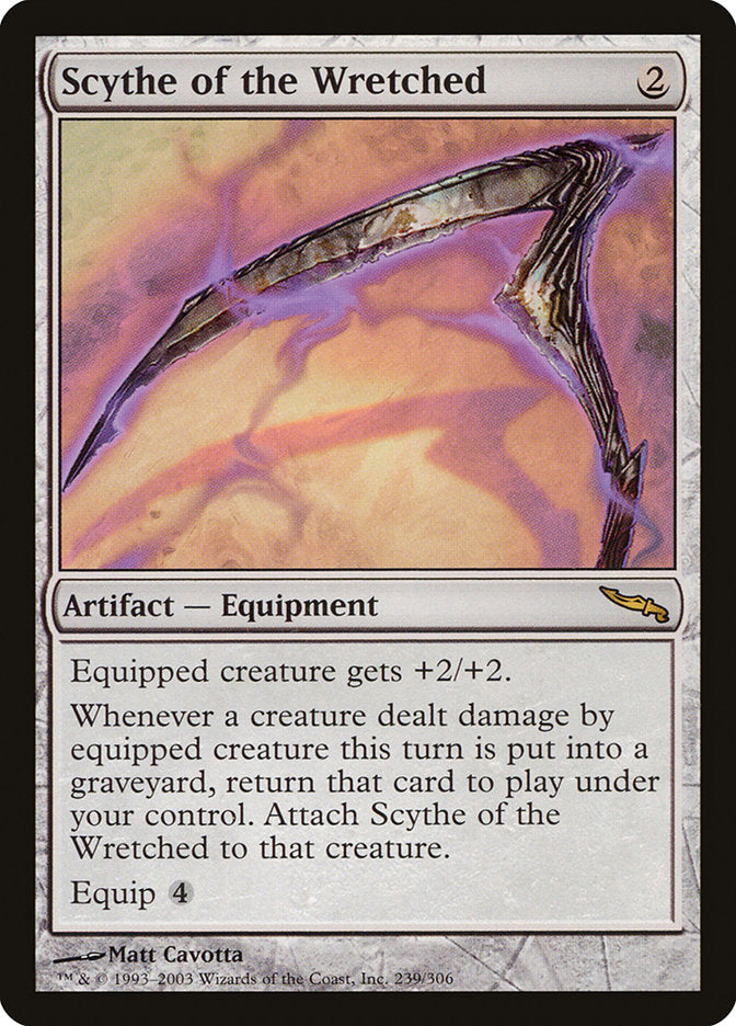 Scythe of the Wretched [Mirrodin] | Gauntlet Hobbies - Angola