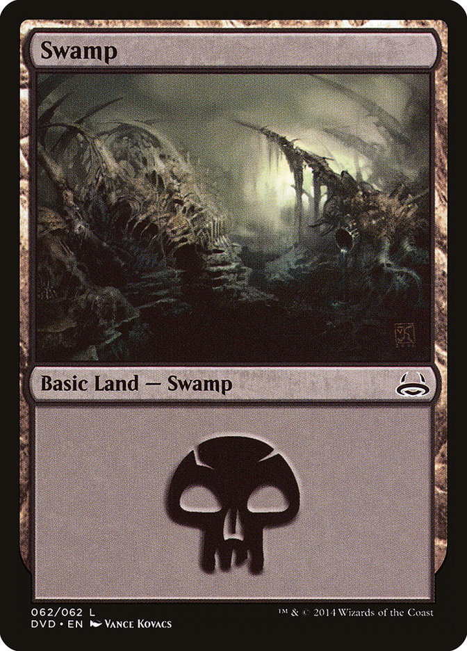 Swamp (62) (Divine vs. Demonic) [Duel Decks Anthology] | Gauntlet Hobbies - Angola