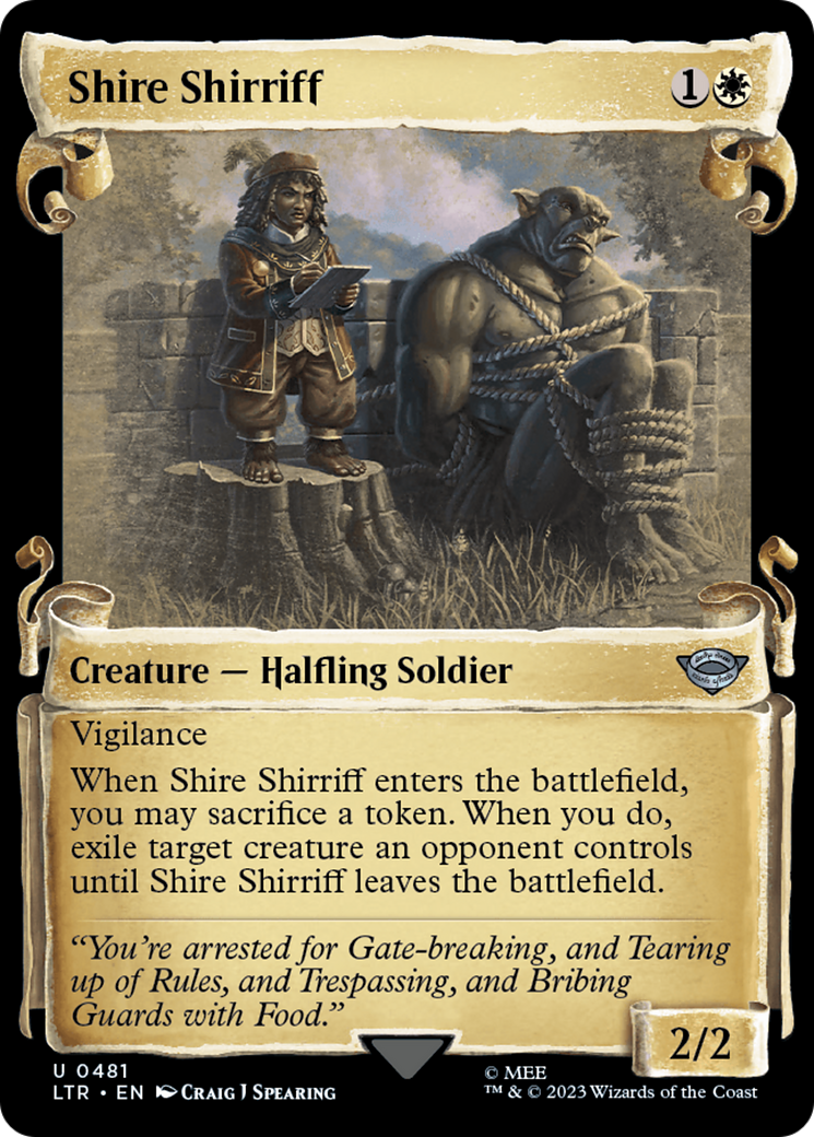 Shire Shirriff [The Lord of the Rings: Tales of Middle-Earth Showcase Scrolls] | Gauntlet Hobbies - Angola