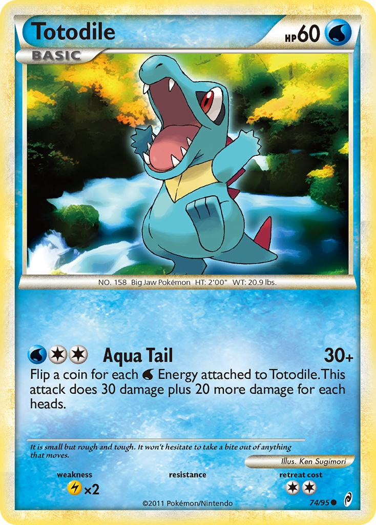 Totodile (74/95) [HeartGold & SoulSilver: Call of Legends] | Gauntlet Hobbies - Angola