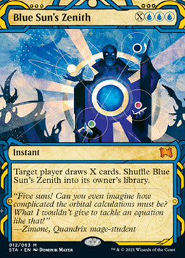 Blue Sun's Zenith (Foil Etched) [Strixhaven: School of Mages Mystical Archive] | Gauntlet Hobbies - Angola