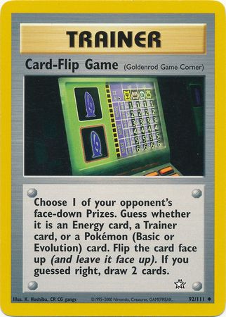 Card-Flip Game (92/111) [Neo Genesis Unlimited] | Gauntlet Hobbies - Angola