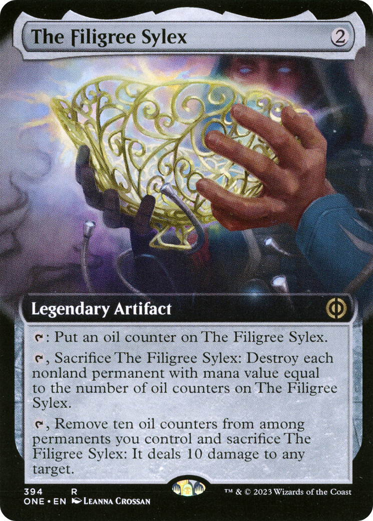 The Filigree Sylex (Extended Art) [Phyrexia: All Will Be One] | Gauntlet Hobbies - Angola