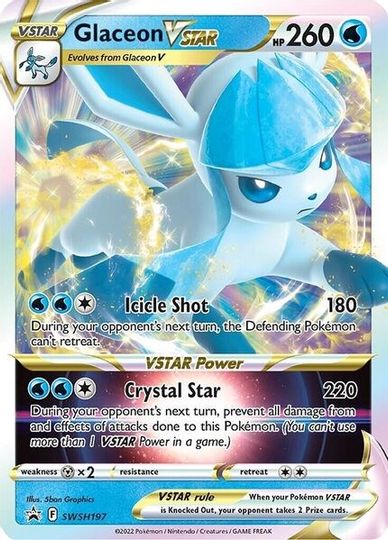 Glaceon VSTAR (SWSH197) (Jumbo Card) [Sword & Shield: Black Star Promos]