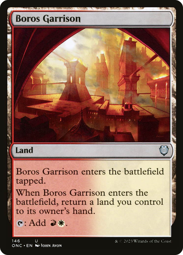 Boros Garrison [Phyrexia: All Will Be One Commander] | Gauntlet Hobbies - Angola