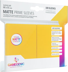 Gamegenic Matte Prime Sleeve Pack - Yellow 100ct