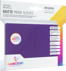 Gamegenic Matte Prime Sleeve Pack - Purple 100ct | Gauntlet Hobbies - Angola