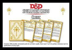 D&D Spellbook Cards - Cleric