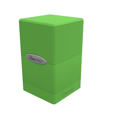 Classic Satin Tower Deck Box - Lime