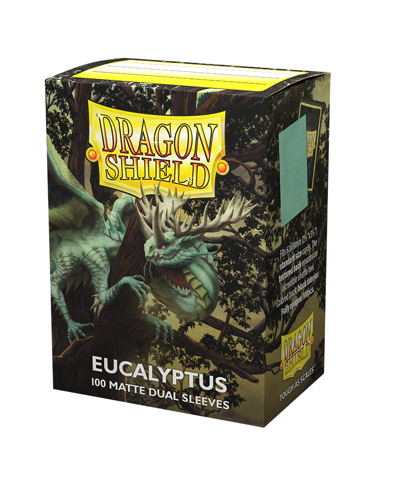 Dragon Shield Dual Matte - Eucalyptus 100ct