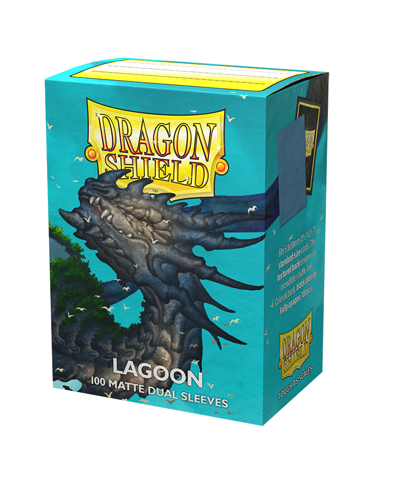 Dragon Shield Dual Matte - Lagoon 100ct