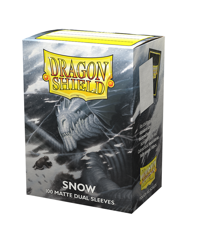 Dragon Shield Dual Matte - Snow 100ct