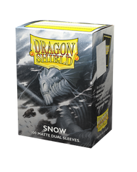 Dragon Shield Dual Matte - Snow 100ct