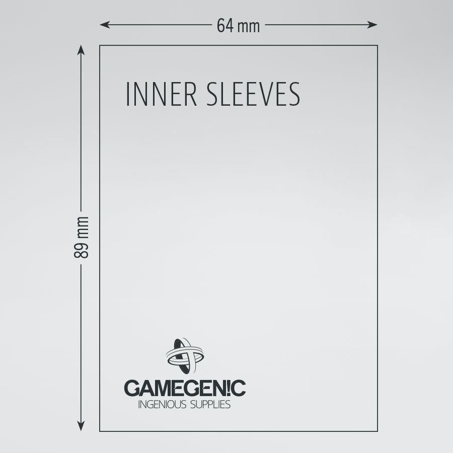 Gamegenic Matte Double Sleeving Pack - Black 100ct | Gauntlet Hobbies - Angola