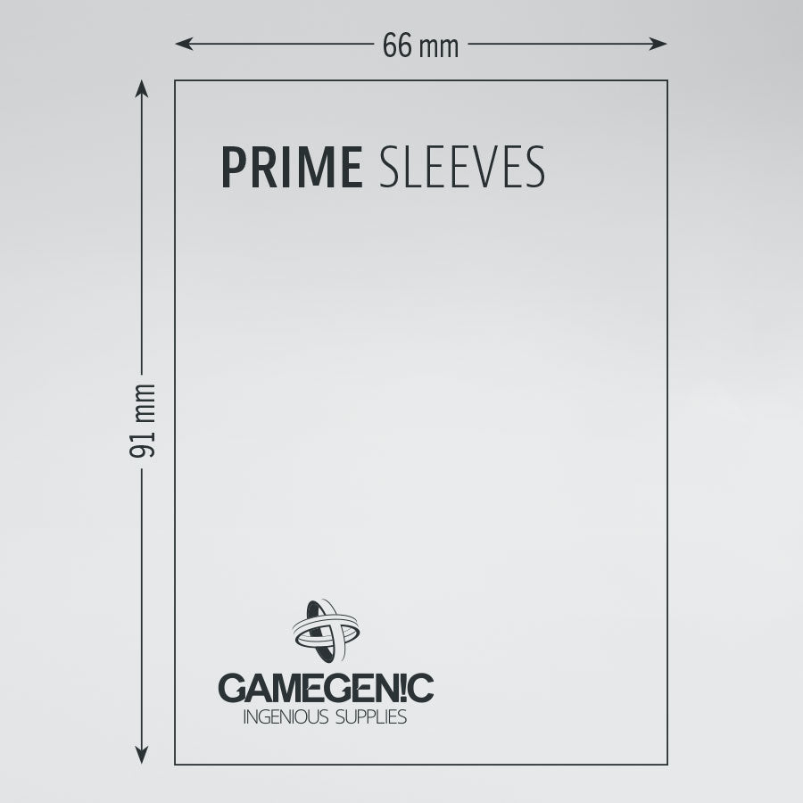 Gamegenic Prime Sleeve Pack - Green 100ct