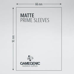 Gamegenic Matte Double Sleeving Pack - Black 100ct
