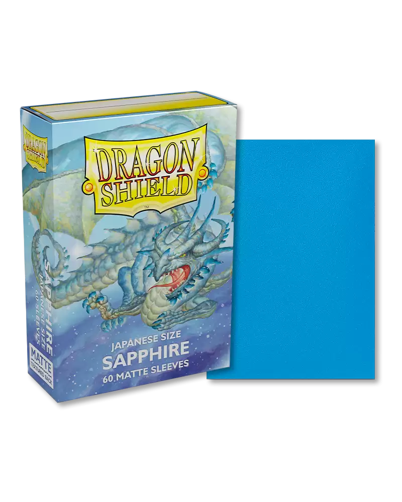 Sapphire - Matte Sleeves - Japanese Size