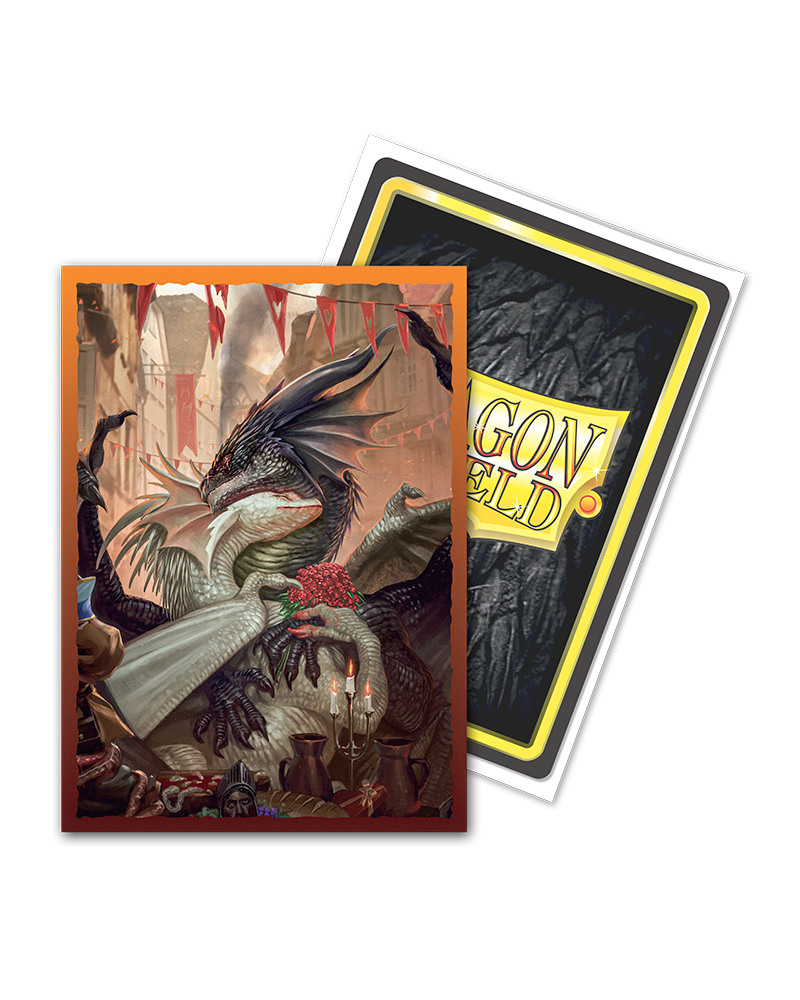 Dragon Shield Art Sleeve - ‘Valentine Dragons' 100ct