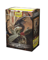 Dragon Shield Art Sleeve - ‘Valentine Dragons' 100ct