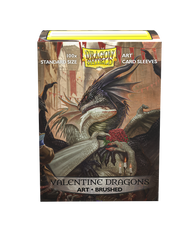 Dragon Shield Art Sleeve - ‘Valentine Dragons' 100ct | Gauntlet Hobbies - Angola
